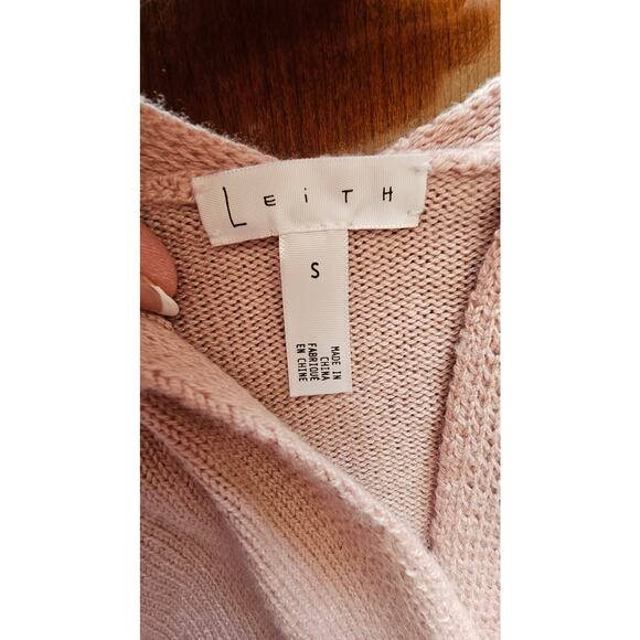 Leith Cardigan Nordstrom Pink Adobe Sweater Duster, New with tags, Sz S, NEW - Picture 5 of 12